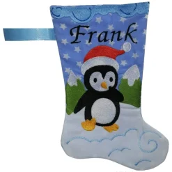 Nikolausstiefel Pinguin mit Namen