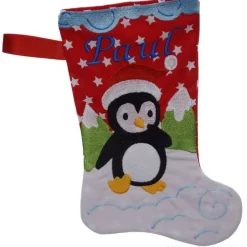 Nikolausstiefel Pinguin mit Namen