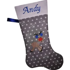 Nikolausstiefel Rentier mit Namen