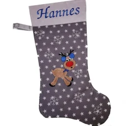 Nikolausstiefel Rentier mit Namen