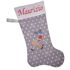 Nikolausstiefel Rentier mit Namen