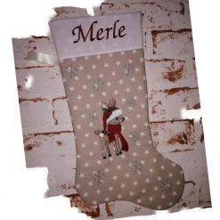 Nikolausstiefel Rentier mit Namen