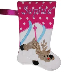 Nikolausstiefel Rentier mit Namen