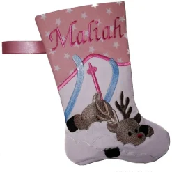 Nikolausstiefel Rentier mit Namen