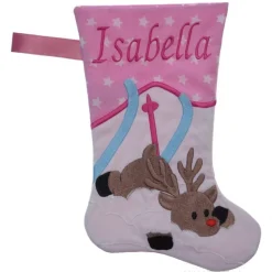 Nikolausstiefel Rentier mit Namen