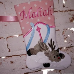 Nikolausstiefel Rentier mit Namen