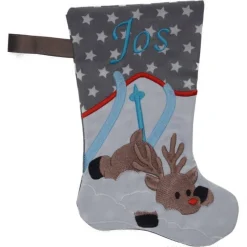 Nikolausstiefel Rentier mit Namen