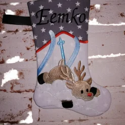 Nikolausstiefel Rentier mit Namen