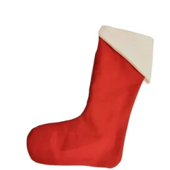 Nikolausstiefel rot, Kaminsocke zum befüllen und aufhängen