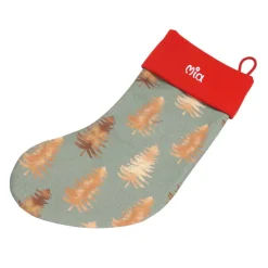 Nikolausstiefel Tannenbaum mit Name - Nikolaussocke personalisiert - Geschenk zum Nikolaus - Weihnachststiefel