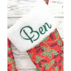 Nikolausstiefel Weihnachtssocke Highheel personalisiert Weihnachtsstern