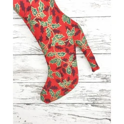 Nikolausstiefel Weihnachtssocke Highheel personalisiert Weihnachtsstern