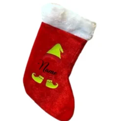 Nikolausstiefel XXL mit Namen und Motiv Elf