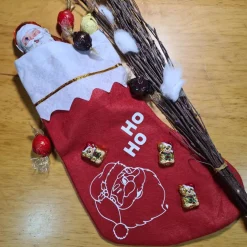 Nikolausstiefel zum Befüllen personalisierbar, Filz wiederverwendbar und nachhaltig Nikolausstrumpf Geschenkidee für Kin