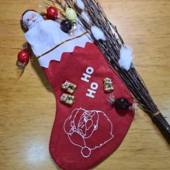 Nikolausstiefel zum Befüllen personalisierbar, Filz wiederverwendbar und nachhaltig Nikolausstrumpf Geschenkidee für Kin