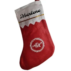 Nikolausstiefel zum Befüllen personalisierbar, Filz wiederverwendbar und nachhaltig Nikolausstrumpf Geschenkidee für Kin