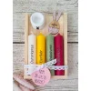 "Nimm dir was du brauchst" Kerzenbox Ostern ~ Stabkerzen Geschenkset ~ Deko Kerzen