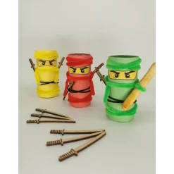 Ninja Einladungskarte Set | Kindergeburtstag | Einladung Party | Ninja Schwert