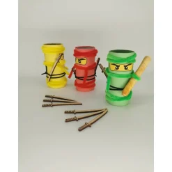 Ninja Einladungskarte Set | Kindergeburtstag | Einladung Party | Ninja Schwert