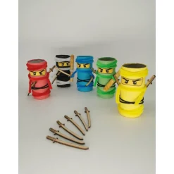 Ninja Einladungskarte Set | Kindergeburtstag | Einladung Party | Ninja Schwert