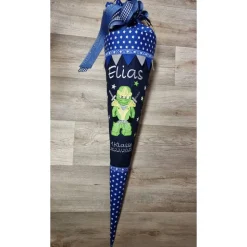 Ninjamit Wimpelkette und Namen Schultüte Zuckertüte Einschulung