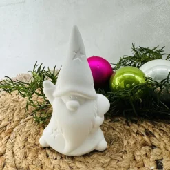 Nordischer Wichtel aus Reliefgießpulver – Weihnachtsdeko & Geschenkidee