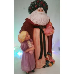 Nostalisches Väterchen Frost mit Mädchen