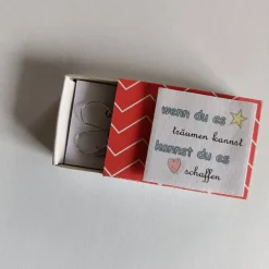Notizen in der Streichholzschachtel  Notizen für dich selbst!