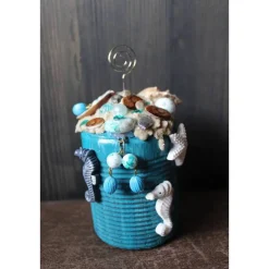 Notizhalter Geldgeschenk MEER UND STRAND zu Muttertag Vatertag Valentinstag Geburtstag maritimer Briefbeschwerer