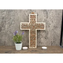 Notre Père Céleste - Une prière que tout le monde connaît, et désormais également disponible en croix décorative