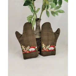 Ofenhandschuhe Weihnachtsmann