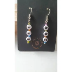 Ohrhänger Schulkind, Einschulung, ABC