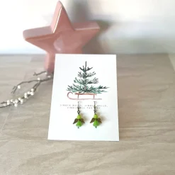 Ohrringe * Schutzengel * Grün * Ohrstecker * Grußkarte Weihnachten * Geschenkidee