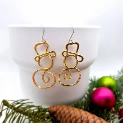 Ohrringe Frosty, gold oder silber