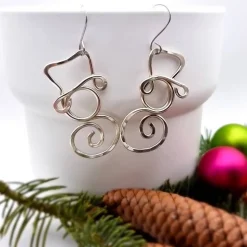 Ohrringe Frosty, gold oder silber