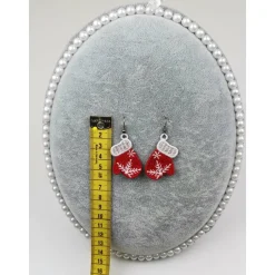 Ohrringe Fäustlinge Lace Weihnachten Christmas