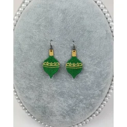 Ohrringe Kugeln Lace Weihnachten Christmas