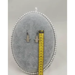 Ohrringe Lace Engel Creme Klein