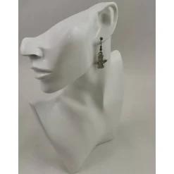 Ohrringe Lace Engel Creme Klein