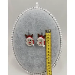 Ohrringe Lace Rentier mit Mütze einseitig