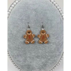 Ohrringe Lebkuchenmännchen Lace Weihnachten Christmas