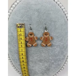 Ohrringe Lebkuchenmännchen Lace Weihnachten Christmas