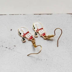 Ohrringe Schneemann • Ohrhänger | Ohrschmuck | Weihnachten