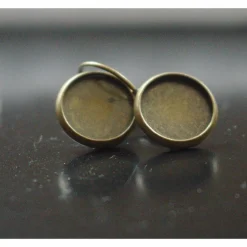 Ohrringe und Ringe Cabochonschmuck verschiedene Fassungen ich liebe dich