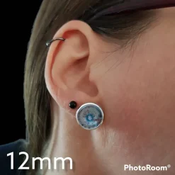 Ohrringe und Ringe Cabochonschmuck verschiedene Fassungen ...und jetzt lächeln