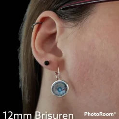 Ohrringe und Ringe Cabochonschmuck verschiedene Fassungen ...und jetzt lächeln