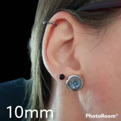 Ohrringe und Ringe Cabochonschmuck verschiedene Fassungen ...und jetzt lächeln