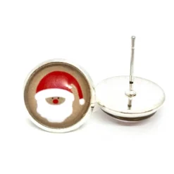 Ohrringe Weihnachtsmann- Geschenk für Mädchen