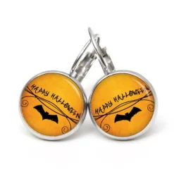 Ohrstecker, Ohrhänger, Clipse Halloween Fledermaus Happy Halloween