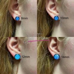 Ohrstecker, Ohrhänger, Clipse Halloween Fledermaus Happy Halloween